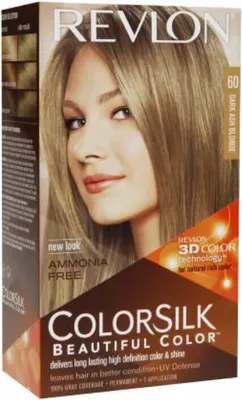 Obrázek produktu pro Revlon ColorSilk Beautiful Color, Blonďatá, Dark Ash Blonde, Ženy, Amoniak, Krabice, 1 kusů