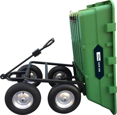 Produktbild von GÜDE záhradný vozík GGW 500 vozík na zber lístia ručný vozík 225 l do 500 kg