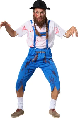 Produktbild von dressforfun® Herrenkostüm Gruseliger Zombie Urbayer
