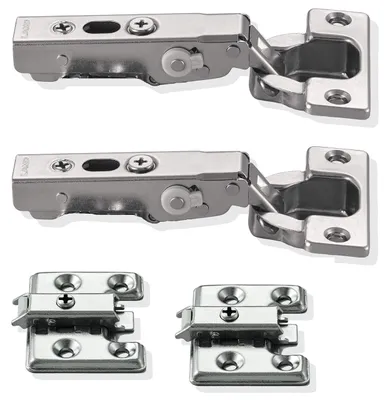 Möbelscharniere, 2 Stück, für Türen bis 30 mm, verstellbar, Ø 40 mm
