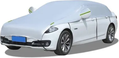 Productafbeelding van Famanu autodekzeil voor SUV's en auto's (400-520 cm) - Half dekzeil met UV-bescherming