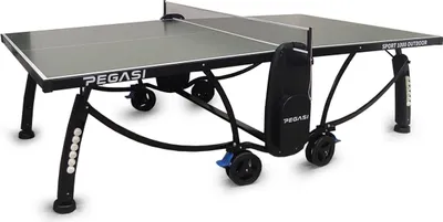 Produktbild von Pegasi Tischtennisplatte 1000 - Outdoor Spiele - Tischtennis - Outdoor Tischtennisplatte - Tischtennistisch Wetterfest - Tischtennisplatte outdoor klappbar - Original - Grün