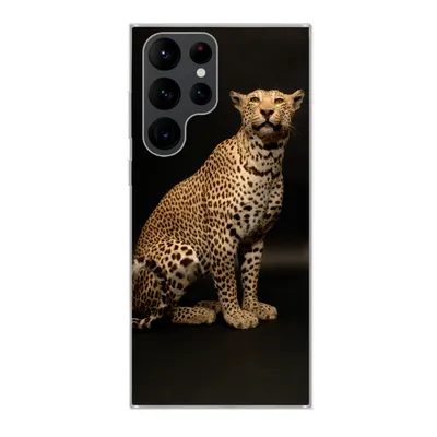 Produktbild von MuchoWow® Handyhülle Schutzhülle Hülle für Samsung Galaxy S22 Ultra Leopard - Tiere - Fleck Silikon Softcase Handy Hülle - Abbildung