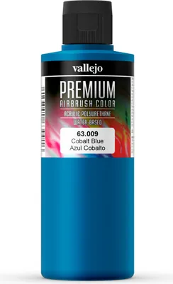 Premium Color Opaque Vallejo 63009 Cobalt Blue 200ml Airbrush Farbe