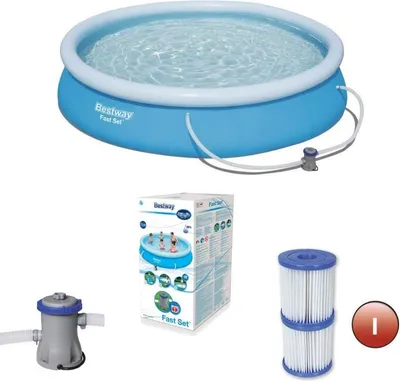 Image de Bestway Kit de piscine Fast Set 366x76 cm 57274