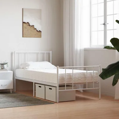 Produktbild von vidaXL Schaumstoffmatratze für Kinder Weiß 80x160 cm Härtegrad H2 H3
