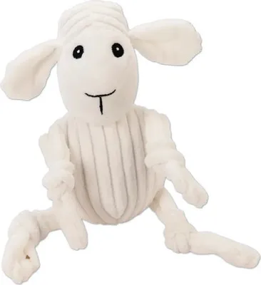 Obrázek produktu pro Hračka pro psy beeztees Eco Sheep Sheepi bílá látka o rozměrech cca 30 x 11 x 9,5 cm