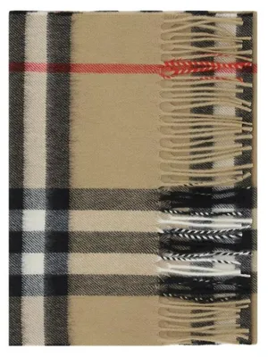 Image de Burberry écharpe en cachemire marron 8076576_A7026