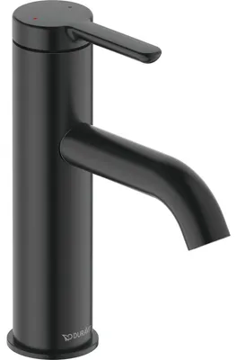 Image de Duravit C.1 Mitigeur monocommande de lavabo M - Noir mat - sans vidage - C11020002046