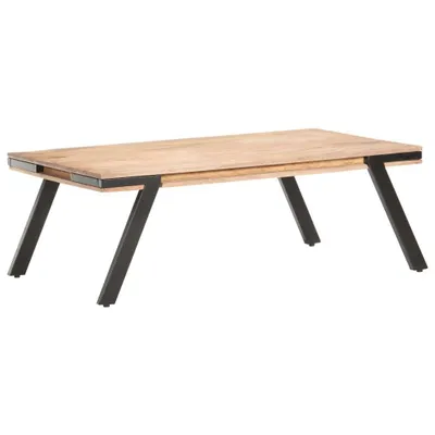 Image de Maison Exclusive - Table basse 114 x 65 x 40 cm en bois massif de manguier