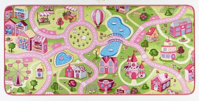 Immagine prodotto di Hanse Home Play Kinderteppich Sweettown Rosa
