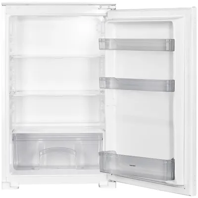 Produktbild von homeX CB1291E Einbaukühlschrank ohne Gefrierfach, 88cm Nische - 129 Liter, Schlepptürtechnik, LED-Beleuchtung, 37 dB