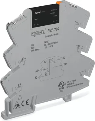 Produktbild von WAGO Halbleiterrelais 1 St. WAGO 857-704 Last-Strom (max.): 100 mA Schaltspannung (max.): 48 V/DC