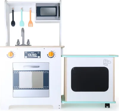 Produktbild von Small Foot 10047 Kinderküche mit Tresen Modern, weiß/natur (1 Stück)