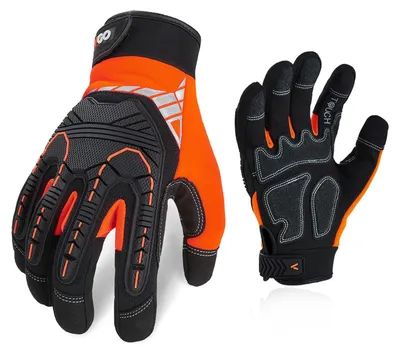 Produktbild von Paar sehr robuste mechanische Arbeitshandschuhe, für schwere Arbeiten, vibrationsfeste Handschuhe, strapazierfähig (SL8849IP)