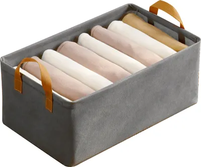 Produktbild von Vlies-Schrank-Organizer, Kleiderschrank, Kleidung, Pullover, Aufbewahrungskorb, Sweatshirt, Jeans, Aufbewahrungsbox, Haushaltswaren