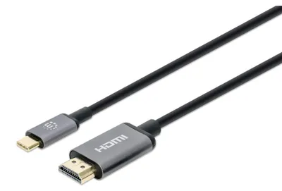 Image de MANHATTAN 4K@60Hz USB-C auf HDMI-Kabel Stecker/Stecker 1m