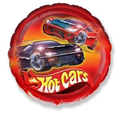 Obrázek produktu pro Balón foliový 45 cm Auta - Hot Cars