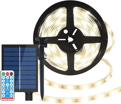 Obrázek produktu pro Solární LED pásky, 10 m, vodotěsné, ohebné