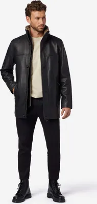 Produktbild von Herren Lederjacke Kurzmantel Ricano JEMENEZ – Schwarz / 2XL