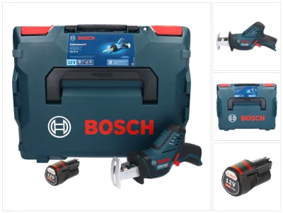 Image de Bosch GSA 12V-14 Li-Ion Professional Scie sabre sans fil avec boîtier L-Boxx + 1 x Batterie GBA 12 V 3,0 Ah - sans Chargeur