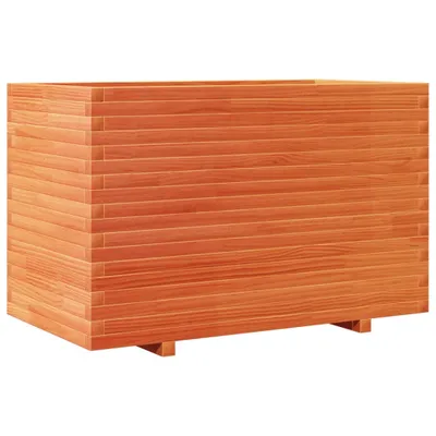 Productafbeelding van vidaXL Plantenbak, bruin, 110x60x72 cm, massief grenenhout