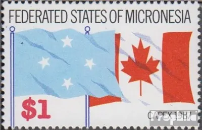 Produktbild von Briefmarken Mikronesien 1987 Mi 72 (kompl.Ausg.) postfrisch CAPEX87
