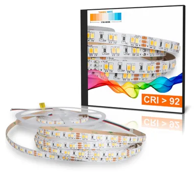 Produktbild von LED Strip 2835 TUNABLE WHITE (2700-6000K) CRI 92 72W 5 Meter 12V IP20