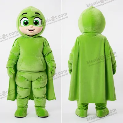 Image de Costume MASTICOT de Super-Héros Vert Citron