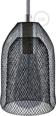 Immagine prodotto di Creative-Cables Gabbia paralume GhostBell in metallo con kit portalampada E27