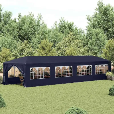Image de vidaXL Tente de jardin 3x12 m bleue
