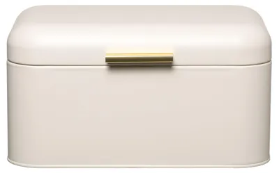 Immagine prodotto di Cestino in metallo METUL, 30 x 19 x 16 cm, beige