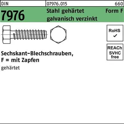 Immagine prodotto di Viti autofilettanti Reyher DIN 7976 St. 4.8x19 -F vz 079760150048019 (250 pezzi)
