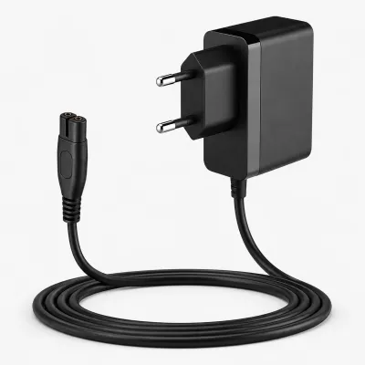 Productafbeelding van Vervangende voeding 5,5 V oplader voor raamzuiger, 0,6 A 3,3 W met 1,5 m kabel