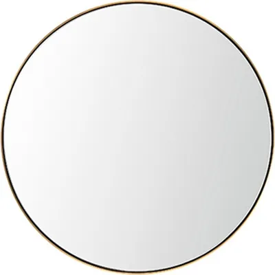 Produktbild von Wandspigel Rund Spiegel 80 cm goldenen Modern Stil Rund Dekorationsspiegel für das Badezimmer