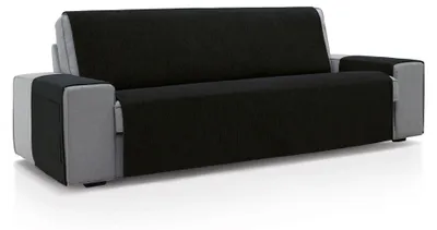 Immagine prodotto di Copridivano per divano a due posti, 115 x 220 cm, colore nero