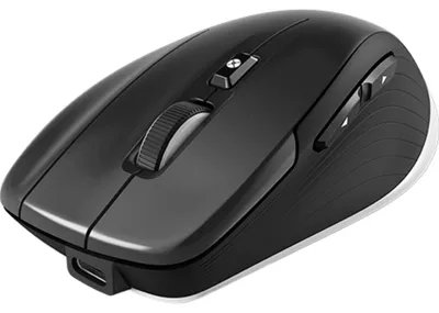 Produktbild von 3Dconnexion CadMouse Compact, rechts, Optisch, RF Wireless + Bluetooth + USB Type-C, 7200 DPI, Schwarz