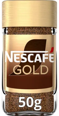 Produktbild von Nescafé Gold löslicher Kaffee 50g – Premium, intensiver Geschmack, schnell löslich
