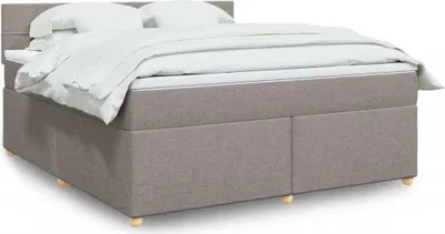 Produktbild von Maison Exclusive - Boxspringbett mit Matratze Taupe 180x200 cm Stoff