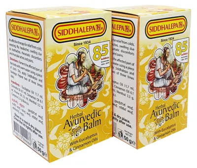 Produktbild von Ayurvedische Kräuterbalsam für Schmerzen und Erkältung 50g