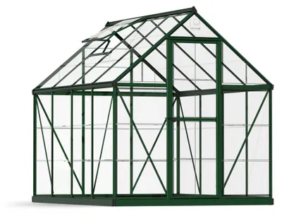 Produktbild von Palram - Canopia Aluminium Gewächshaus Harmony 68 Grün 247x185x208 cm