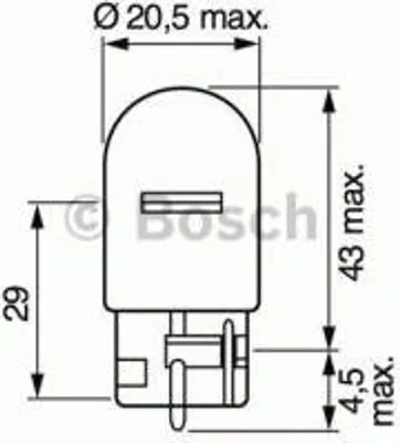 Produktbild von Bosch Glühlampe, Blinkleuchte  1 987 302 251