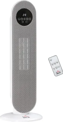 Produktbild von HOMCOM Heizlüfter 2000W Heizlüfter, PTC Keramik mit Fernbedienung, Oszillation