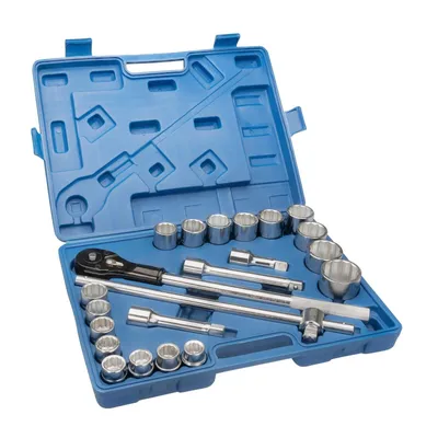 Produktbild von Steckschlüsselsatz 22 tlg. 3/4" 12-kant, metrisch