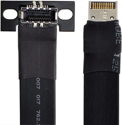 Produktbild von Chenyang USB 3.1 Frontpanel-Anschluss, Buchse-Stecker, Typ-E, Mainboard-Erweiterungskabel, 50 cm - Luxento