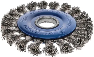 Produktbild von Osborn Drahtbürste für Winkelschleifer ø 125x6mm Bürstenaufsatz - Stahldrahtbürste, gezopft