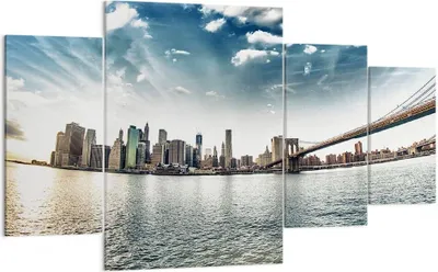 Produktbild von Bild auf Leinwand - Leinwandbild - Amerika wohnung architektur gebäude - 160x90cm - Wand Bild - Wanddeko - Leinwanddruck - Bilder - Kunstdruck - Leinwand bilder - Wandkunst - DL160x90-2430