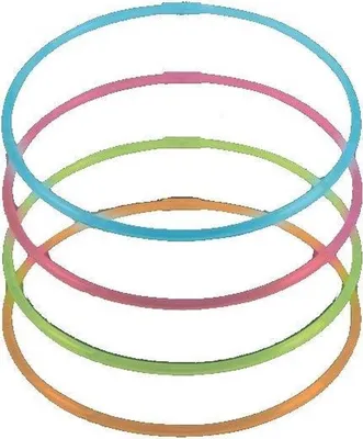 Productafbeelding van Glowstick Kettingen Multicolor 56cm 4 Stuks