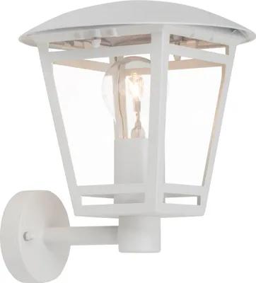 Immagine prodotto di BRILLANTE applique da esterno Riley | luce decorativa da esterno | bianco | IP44 | 1x E27 max. 40 W