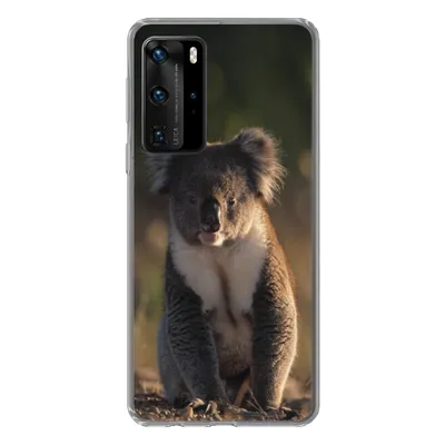 Produktbild von MuchoWow® Handyhülle Schutzhülle Hülle für Huawei P40 Pro Koala - Sonne - Tier - Kinder - Jungen - Mädchen Silikon Softcase Handy Hülle - Schutz